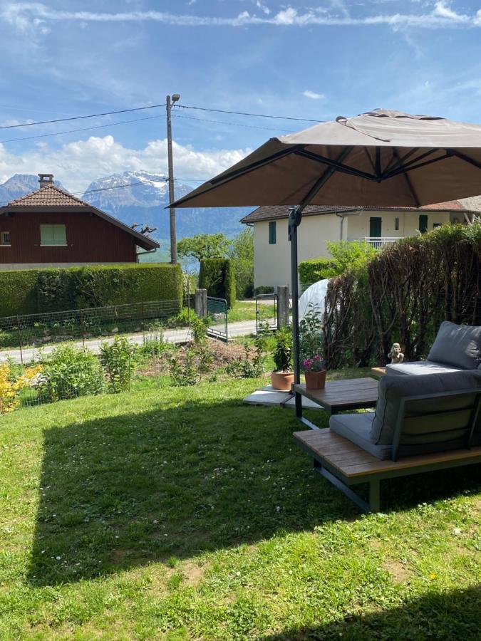 Appartement Au Calme Avec Vue Sur Les Montagnes. Sévrier エクステリア 写真